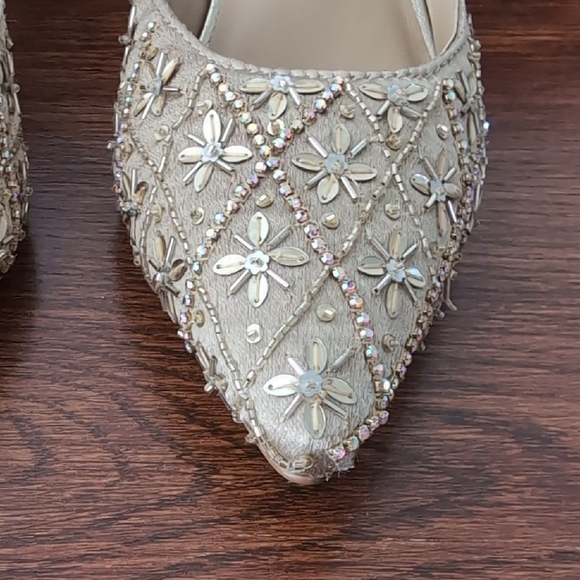 Starstruck Salsa Mule Heels Kareena Kapoor Khan x Fizzy Goblet - Lmt Ed Size 6 - Picture 2 of 6